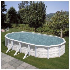 PISCINA ASPECTO NORDICO OVALADA