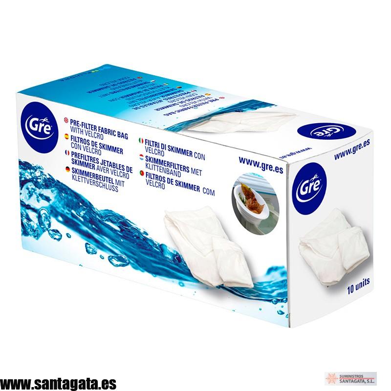 filtros velcro skimmer gre